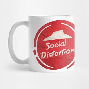 Cosplay Parody Pizza Hut Vintage Music Lovers - Social Distortion Mug